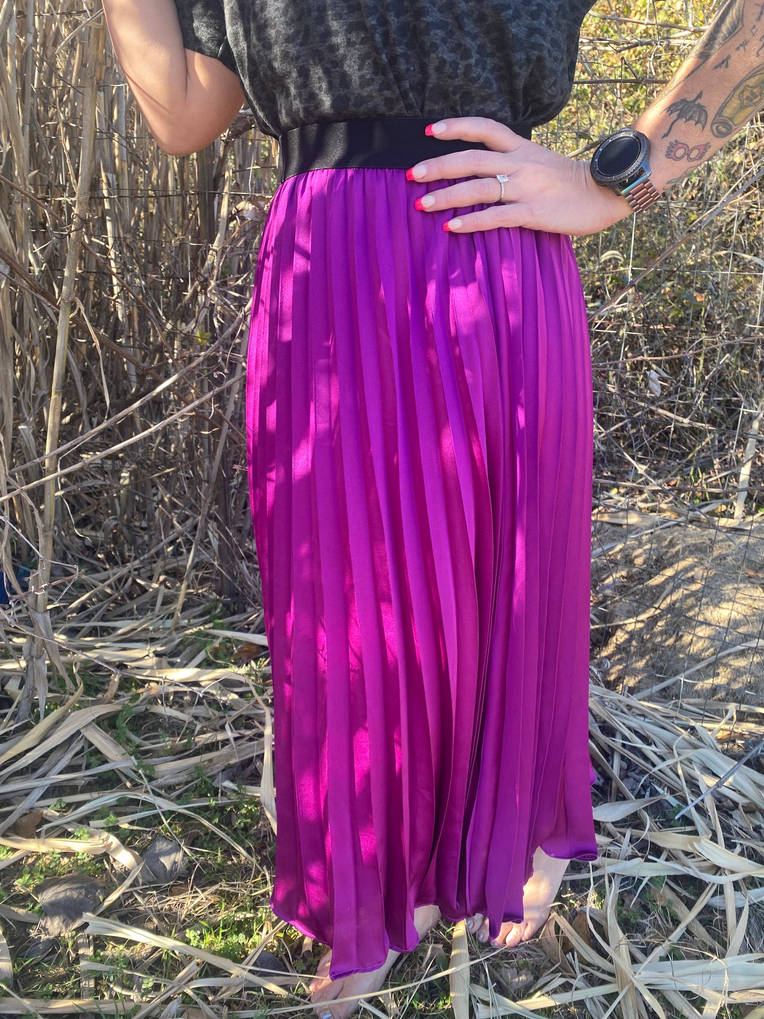 Purple skirt small