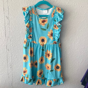 Sunflower Teal Dress