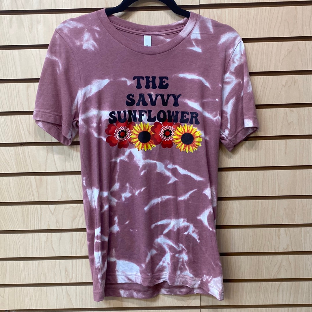 Savvy sunflower bleached shirt